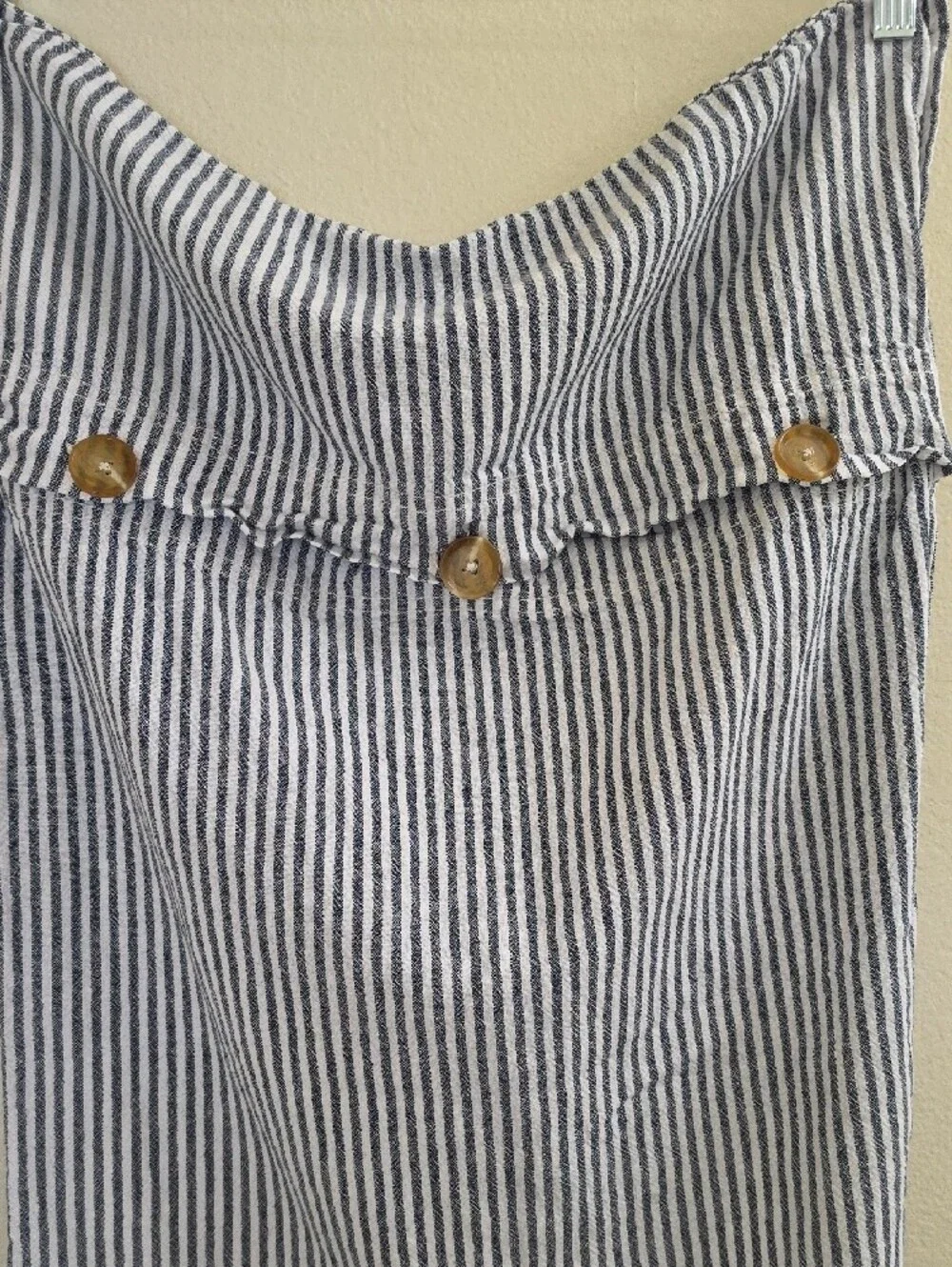 Pottery Barn Wheaton Striped Chambray Standard Size Pillowcases (2)